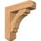 Ekena Millwork Merced Craftsman Smooth Bracket w/ Offset Brace, Western Red Cedar, 7 1/2"W x 28"D x 28"H BKT0806X28X28MRC04SWR - alternate 1